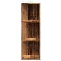 Miniatyrbilde 5 av 11: vidaXL Hjørneskap gammelt tre 33x33x100 cm konstruert tre