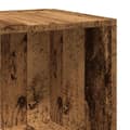 Miniatyrbilde 8 av 11: vidaXL Hjørneskap gammelt tre 33x33x100 cm konstruert tre