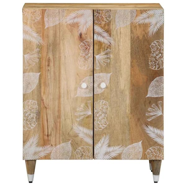 vidaXL Skjenk 60x33,5x75 cm heltre mango