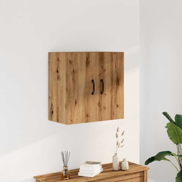 vidaXL vægskab 60x31x60 cm konstrueret træ kunsteg