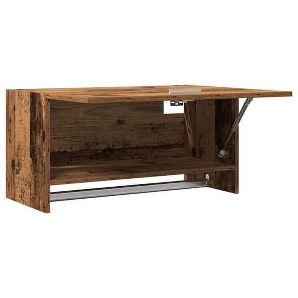 vidaXL garderobe, gammel trælook, 70x32,5x35 cm, konstrueret træ