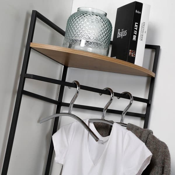 Etagère penderie d'angle H175 cm - LEXIE