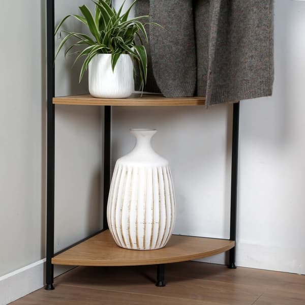 Etagère penderie d'angle H175 cm - LEXIE