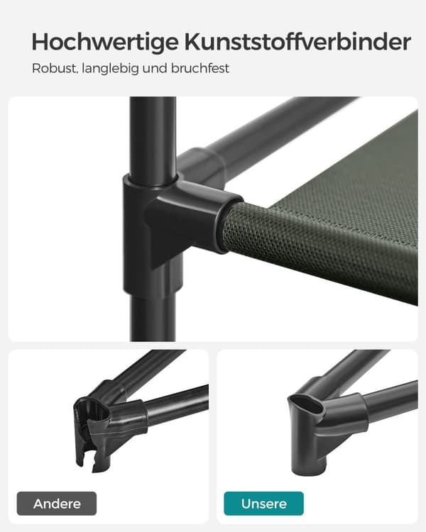 Garderobe - Stof garderobe - foldning - med tøjstænger