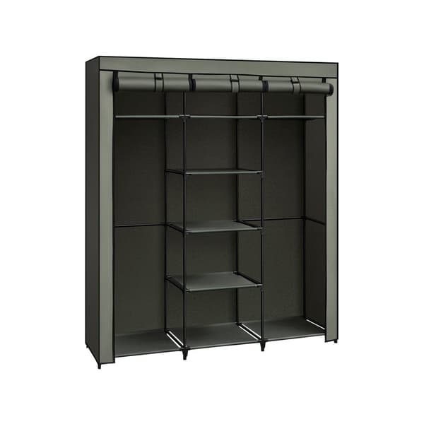 Garderobe - Stof garderobe - foldning - med tøjstænger