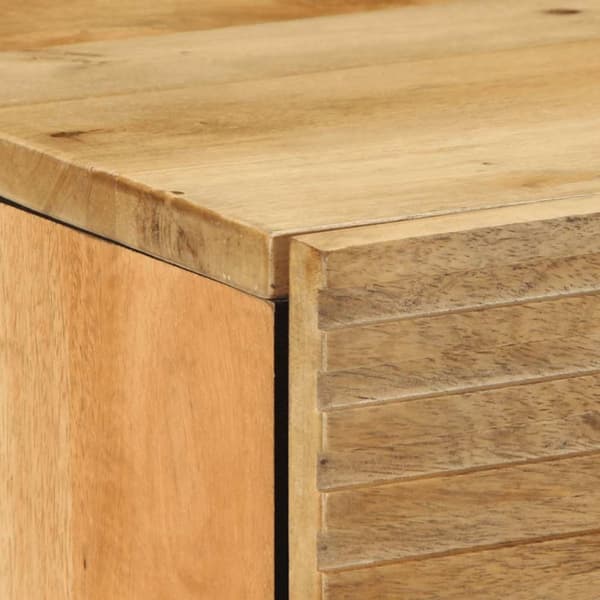 vidaXL Skjenker 2 stk brun 60x33x75 cm heltre mango