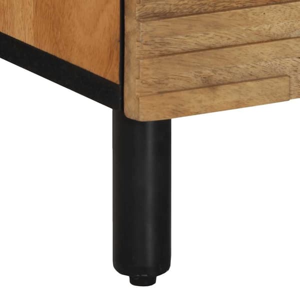vidaXL Skjenker 2 stk brun 60x33x75 cm heltre mango