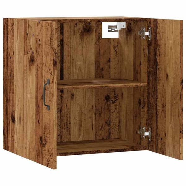 vidaXL Veggskap gammelt tre 60x31x60 cm konstruert tre