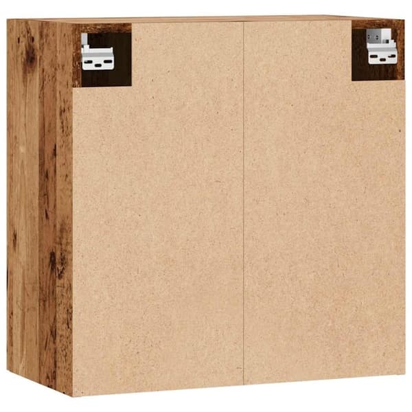 vidaXL Veggskap gammelt tre 60x31x60 cm konstruert tre