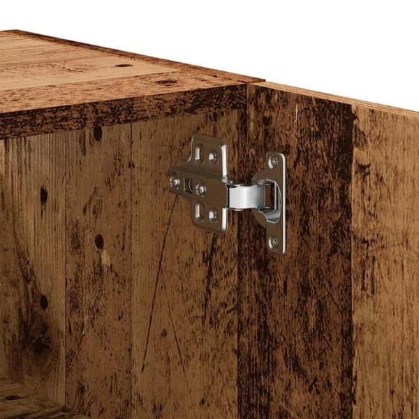 vidaXL Veggskap gammelt tre 60x31x60 cm konstruert tre