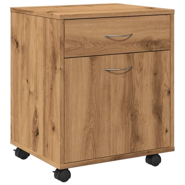 vidaXL rullebord 45x38x54 cm konstrueret træ kunsteg