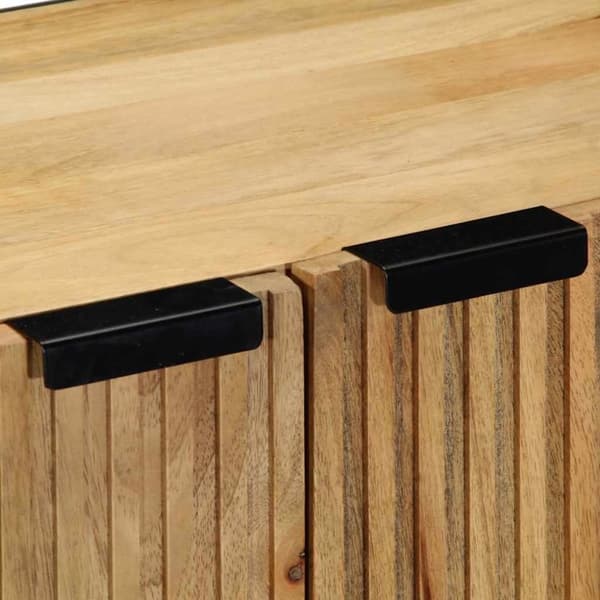 vidaXL skænke 3 stk. 60x33x75 cm massivt mangotræ brun