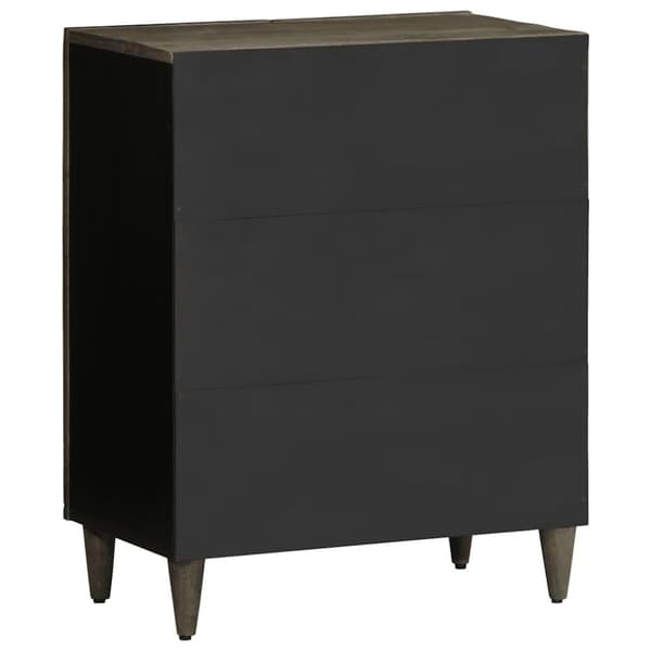 vidaXL skænk 60x33,5x75 cm massivt mangotræ lysegrå