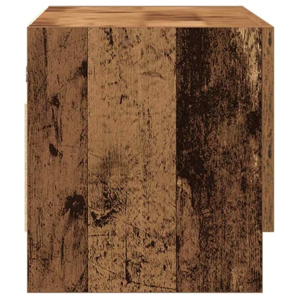 vidaXL Garderobe gammelt tre 70x32,5x35 cm konstruert tre