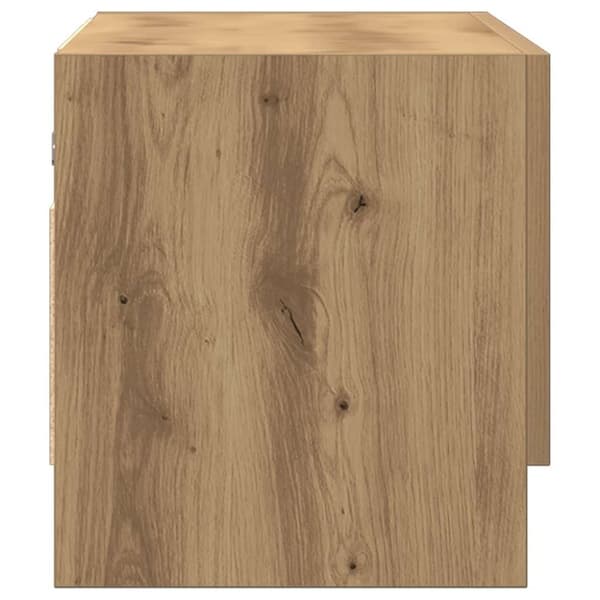 vidaXL Garderobe artisan eik 70x32,5x35 cm konstruert tre