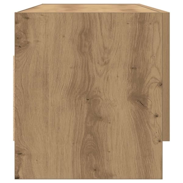 vidaXL garderobeskab 100x32,5x35 cm konstrueret træ kunsteg