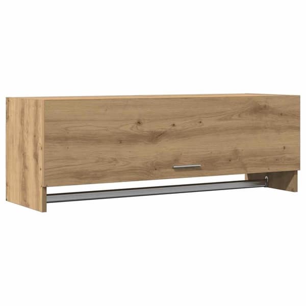 vidaXL garderobeskab 100x32,5x35 cm konstrueret træ kunsteg