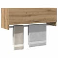 Miniatyrbillede 1 af 10: vidaXL garderobeskab 100x32,5x35 cm konstrueret træ kunsteg