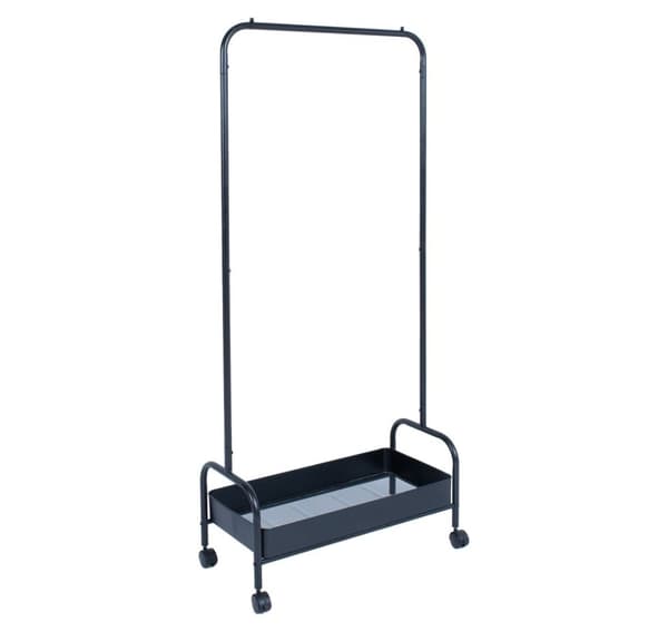 Kleshenger FRASER 74x35xH168cm, sort