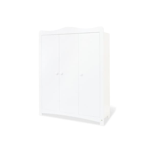 Rootz Florentina stort klædeskab - Rummelig opbevaring - Alsidigt skab - Brugerdefinerede knopper - 140 cm x 57 cm x 180 cm