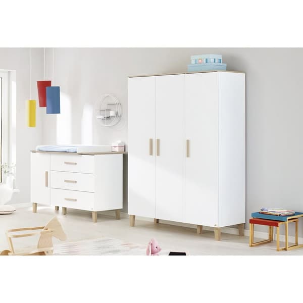 Rootz Garderobe Lumi Large - Armoire - Closet - Soft -Close - 135 cm x 56 cm x 189 cm