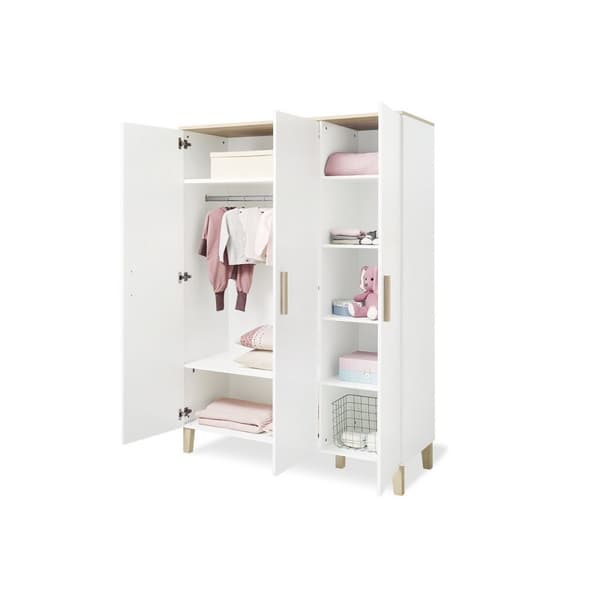 Rootz Garderobe Lumi Large - Armoire - Closet - Soft -Close - 135 cm x 56 cm x 189 cm
