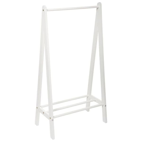 Barnklädhängare - trä - vit 58x115 cm - Vit - Atmosphera inredningsdesigner