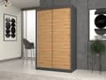 Miniatyrbillede 3 af 5: Iga 120C ANTRACIT ARTISAN garderobe