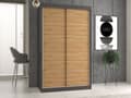 Miniatyrbillede 2 af 5: Iga 120C ANTRACIT ARTISAN garderobe
