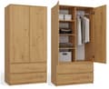 Miniatyrbild 1 av 9: Garderob Malwa SS-90 OAK HANTVERK