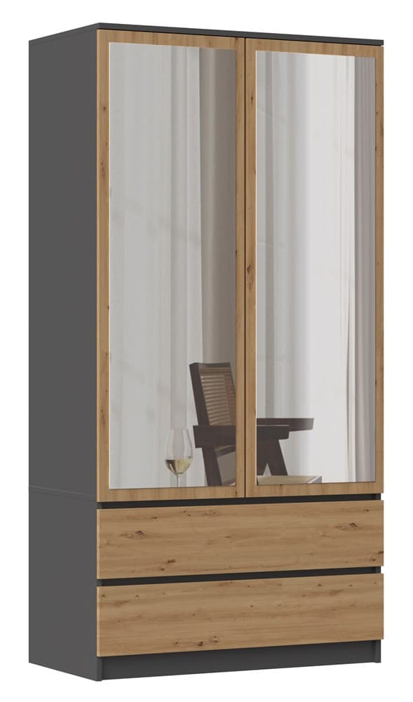Garderobe Malwa SS-90L ANTRACIT EG HÅNDVÆRK
