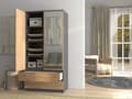 Miniatyrbillede 5 af 5: Garderobe Malwa SS-90L ANTRACIT EG HÅNDVÆRK