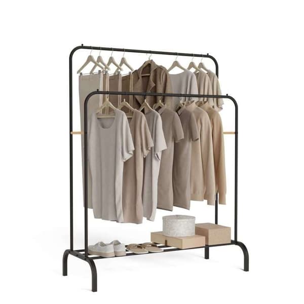 Klädställ - NEWLUX - Hangy Duo 30 - Motstånd 30 kg - Svart färg - Stålstruktur