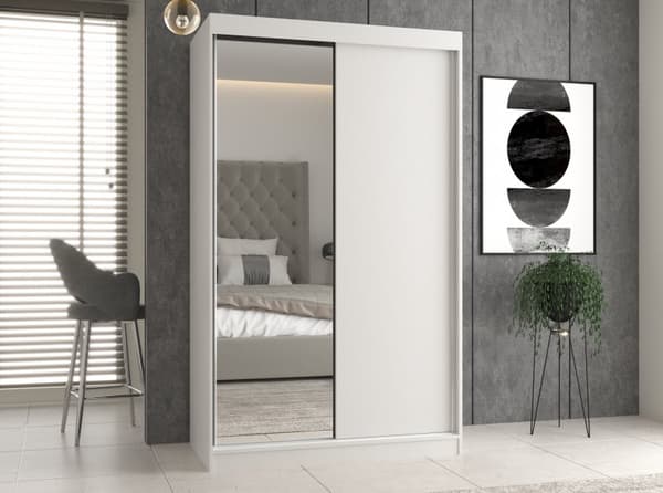 Vaatekaappi Iga 120 A/B WHITE