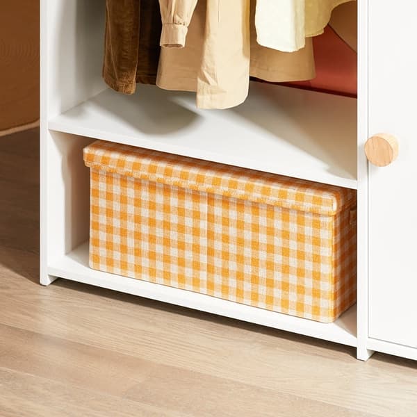 Rootz Kinder Garderob With Stand - Children's Closet - Kids 'Secure & Space Saving - 94x110x35cm