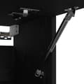 Miniatyrbillede 11 af 11: vidaXL Skab Sort egetræ Konstrueret træ 100 x 32,5 x 35 cm Skab