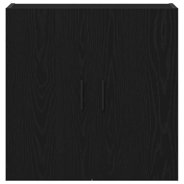 vidaXL Vegghylle Svart Eik 60x31x60 cm Konstruert Tre