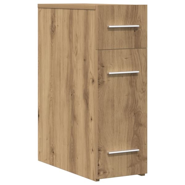vidaXL Apteekkarikaappi Artisan Tammi 20x45,5x60 cm Teknopuu