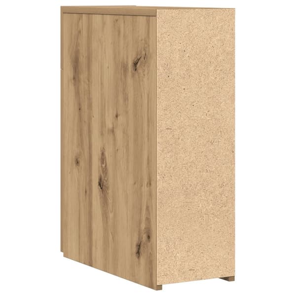 vidaXL Apteekkarikaappi Artisan Tammi 20x45,5x60 cm Teknopuu