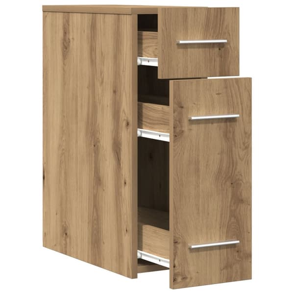 vidaXL Apteekkarikaappi Artisan Tammi 20x45,5x60 cm Teknopuu