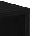 Miniatyrbilde 9 av 11: vidaXL Rulleskap Svart Eik 60x35x75 cm Laget av Tre