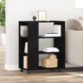 Miniatyrbilde 2 av 11: vidaXL Rulleskap Svart Eik 60x35x75 cm Laget av Tre