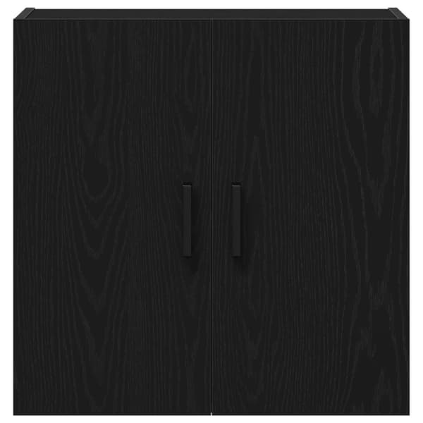 vidaXL Veggskap Svart Eik 60x31x60 cm Konstruert Tre