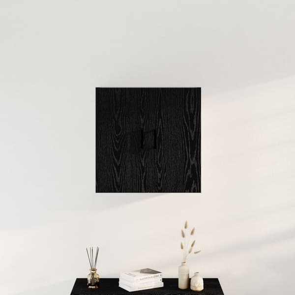 vidaXL Veggskap Svart Eik 60x31x60 cm Konstruert Tre