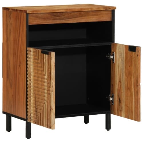 Sideboard 60x33x75 cm Massivt Akaciaträ