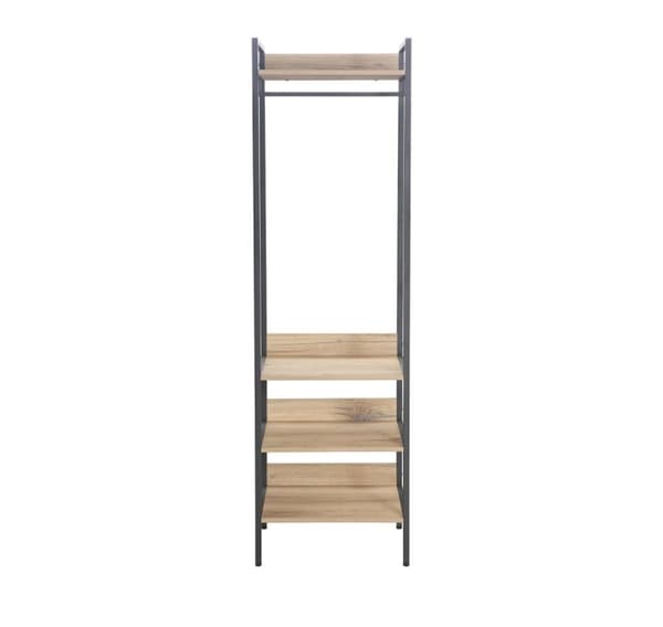 Eteisen hylly HANNES 52x40xH180cm, rustiikkinen melamiini