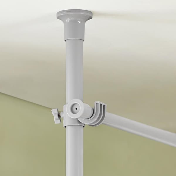 Garderobesystem, FRG109-HG, 75-122x200-270 cm, Grå