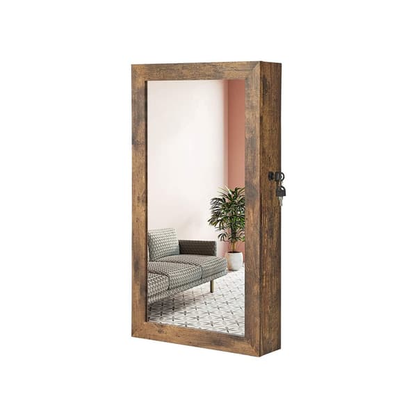 Smyckesskåp, SONGMICS JJC051K01, 37x10x67 cm, Brun