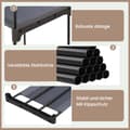 Miniatyrbillede 5 af 6: Garderobe, SONGMICS RYG24BK, 112x43x165 cm, Sort