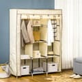 Miniatyrbild 2 av 10: Rootz Fabric Cabinet Storage Solution - Garderobskåp - Klädarrangör - Dammskydd - 125 cm x 43 cm x 162,5 cm